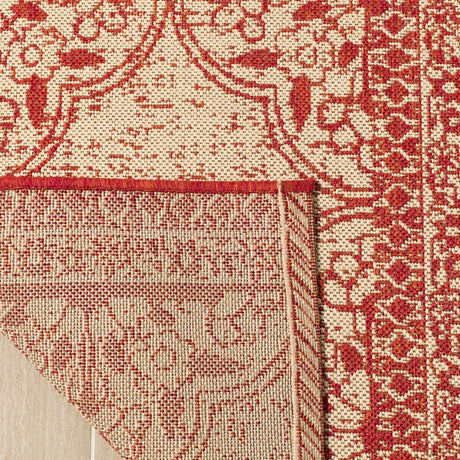 Safavieh Linden Lnd174Q Red / Creme Rugs - Safavieh - lnd174q - 4