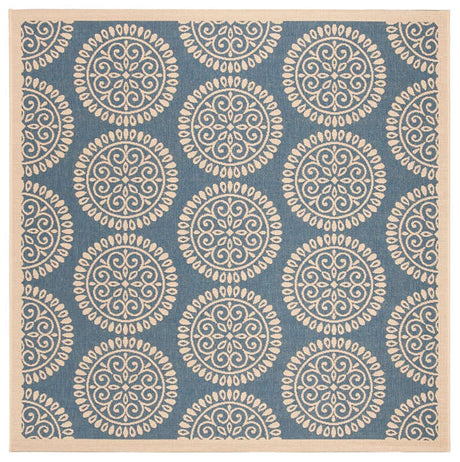 Safavieh Linden Lnd176M Blue / Creme Rugs - Safavieh - lnd176m - 6sq