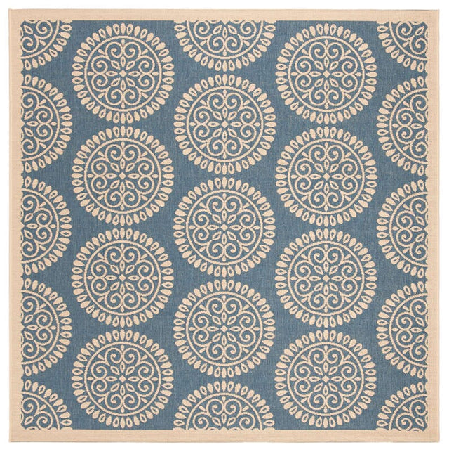 Safavieh Linden Lnd176M Blue / Creme Rugs - Safavieh - lnd176m - 6sq
