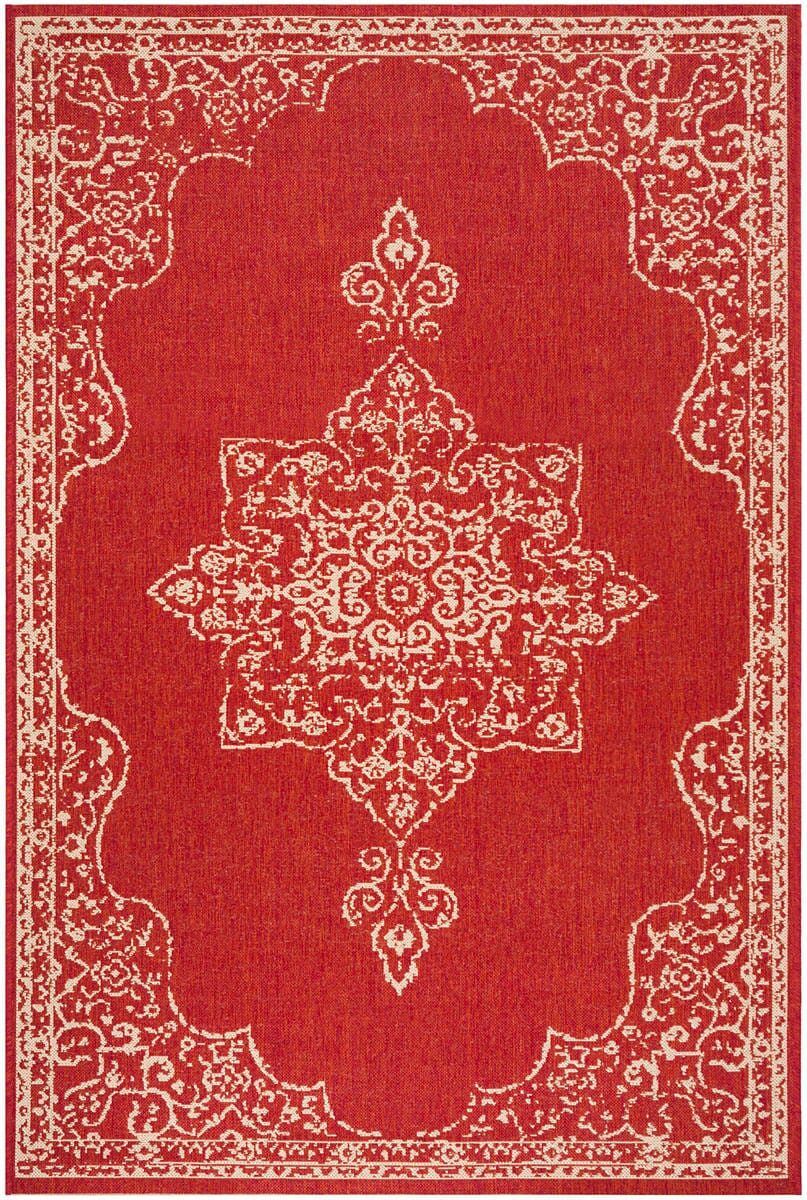Safavieh Linden Lnd180Q Red / Creme Rugs - Safavieh - lnd180q - 4