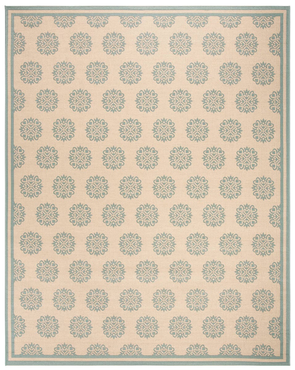 Safavieh Linden Lnd181L Cream / Aqua Rugs - Safavieh - lnd181l - 28