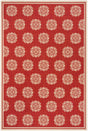 Safavieh Linden Lnd181Q Red / Creme Rugs - Safavieh - lnd181q - 4
