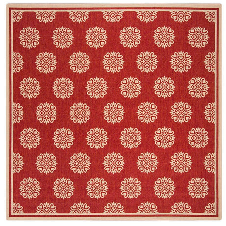 Safavieh Linden Lnd181Q Red / Creme Rugs - Safavieh - lnd181q - 6sq