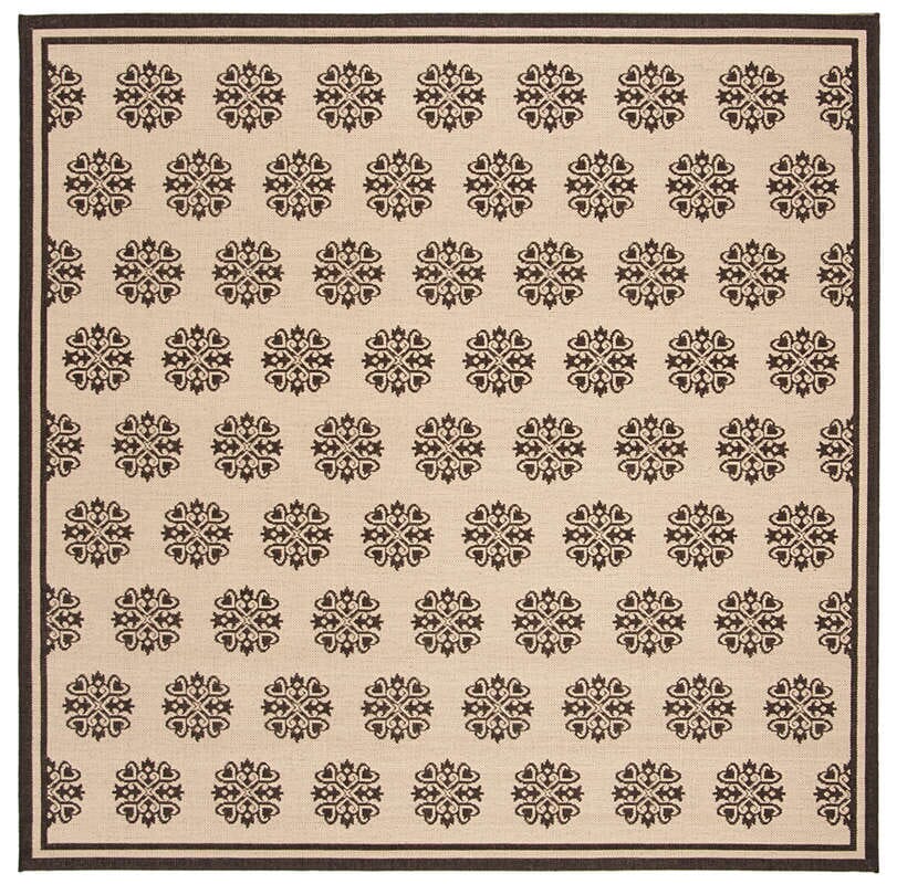 Safavieh Linden Lnd181U Creme / Brown Rugs - Safavieh - lnd181u - 6sq