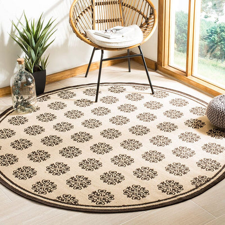Safavieh Linden Lnd181U Creme / Brown Rugs - Safavieh - lnd181u - 6sq