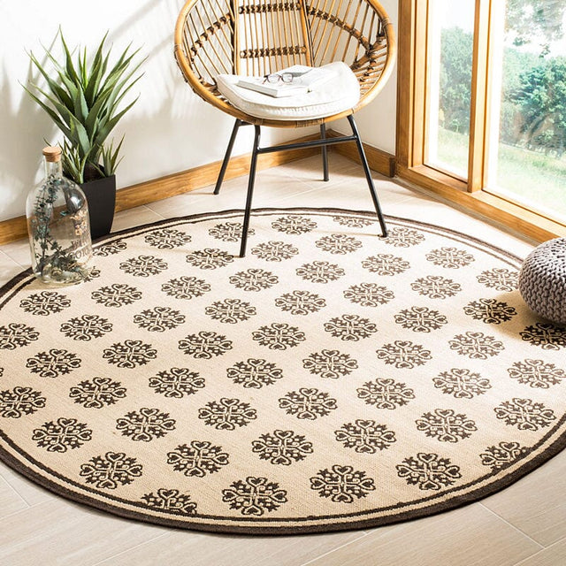 Safavieh Linden Lnd181U Creme / Brown Rugs - Safavieh - lnd181u - 6sq