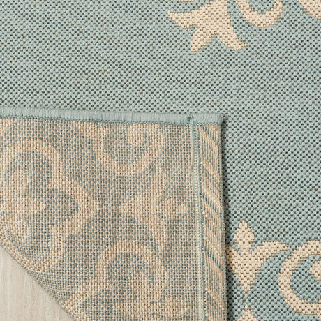 Safavieh Linden Lnd183L Cream / Aqua Rugs - Safavieh - lnd183l - 4