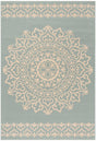 Safavieh Linden Lnd183L Cream / Aqua Rugs - Safavieh - lnd183l - 4