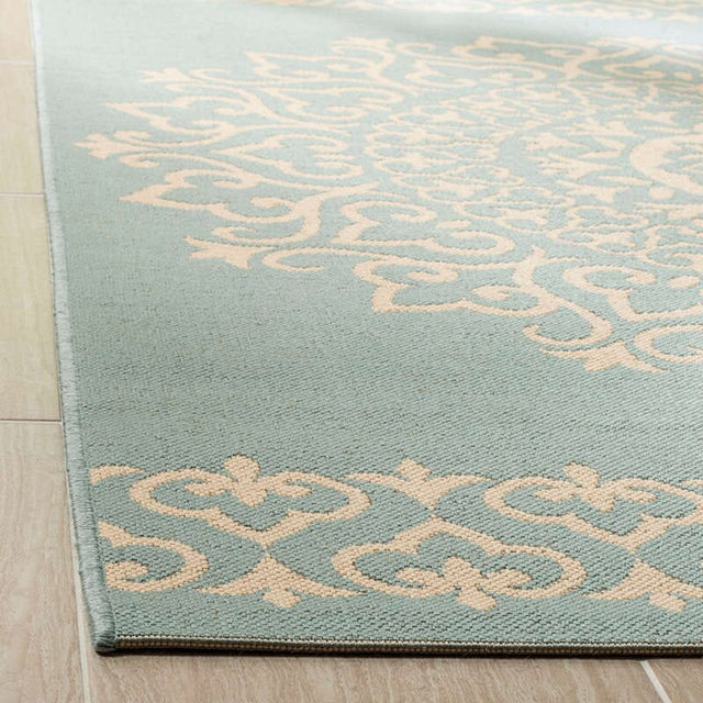 Safavieh Linden Lnd183L Cream / Aqua Rugs - Safavieh - lnd183l - 4