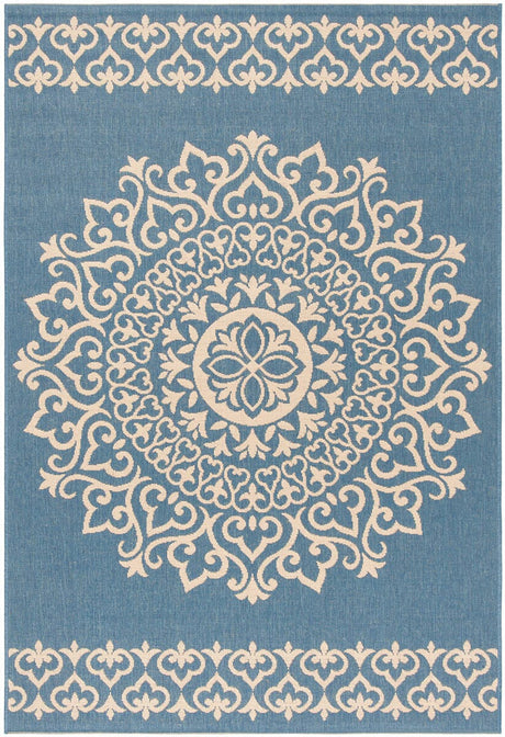 Safavieh Linden Lnd183N Cream / Blue Rugs - Safavieh - lnd183n - 4