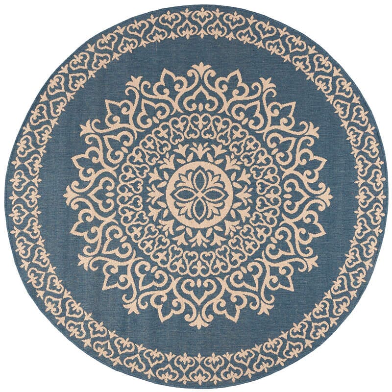 Safavieh Linden Lnd183N Cream / Blue Rugs - Safavieh - lnd183n - 6r