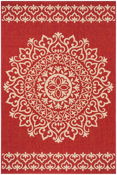 Safavieh Linden Lnd183Q Red / Creme Rugs - Safavieh - lnd183q - 4