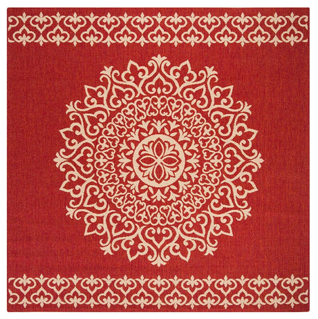 Safavieh Linden Lnd183Q Red / Creme Rugs - Safavieh - lnd183q - 6sq