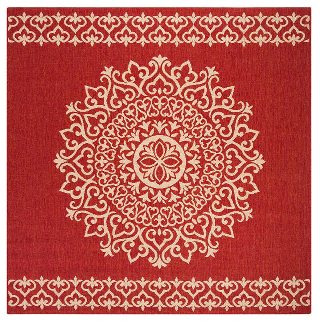 Safavieh Linden Lnd183Q Red / Creme Rugs - Safavieh - lnd183q - 6sq