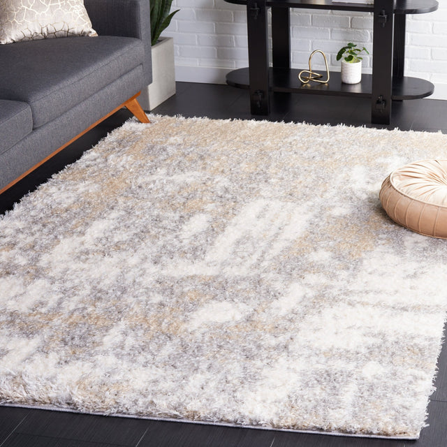 Safavieh Lindsay Shag Lns552F Grey/Ivory Beige Rug - Safavieh - lns552f - 4
