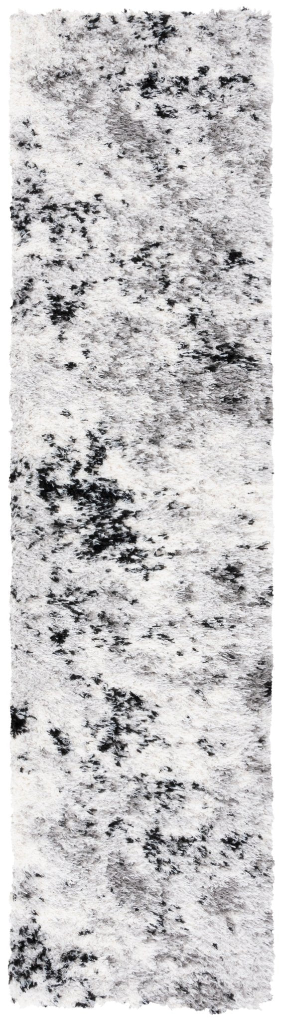 Safavieh Lindsay Shag Lns556G Grey/Black Ivory Rug - Safavieh - lns556g - 4