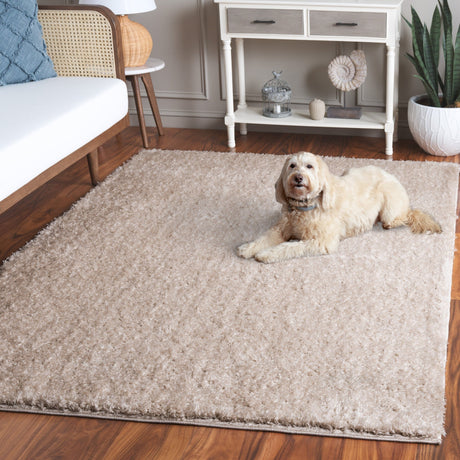 Safavieh Lindsay Shag Lns560B Beige Rug - Safavieh - lns560b - 7r