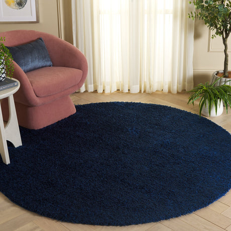 Safavieh Lindsay Shag Lns560N Navy Rug - Safavieh - lns560n - 7r
