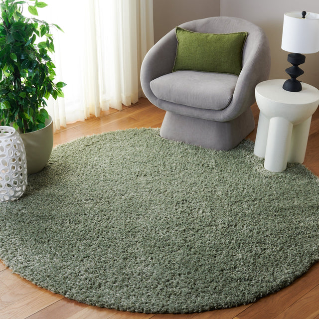 Safavieh Lindsay Shag Lns560Y Green Rug - Safavieh - lns560y - 7r