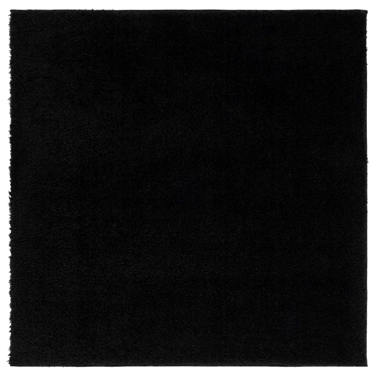 Safavieh Lindsay Shag 6'-7" x 6'-7" Rug in Black