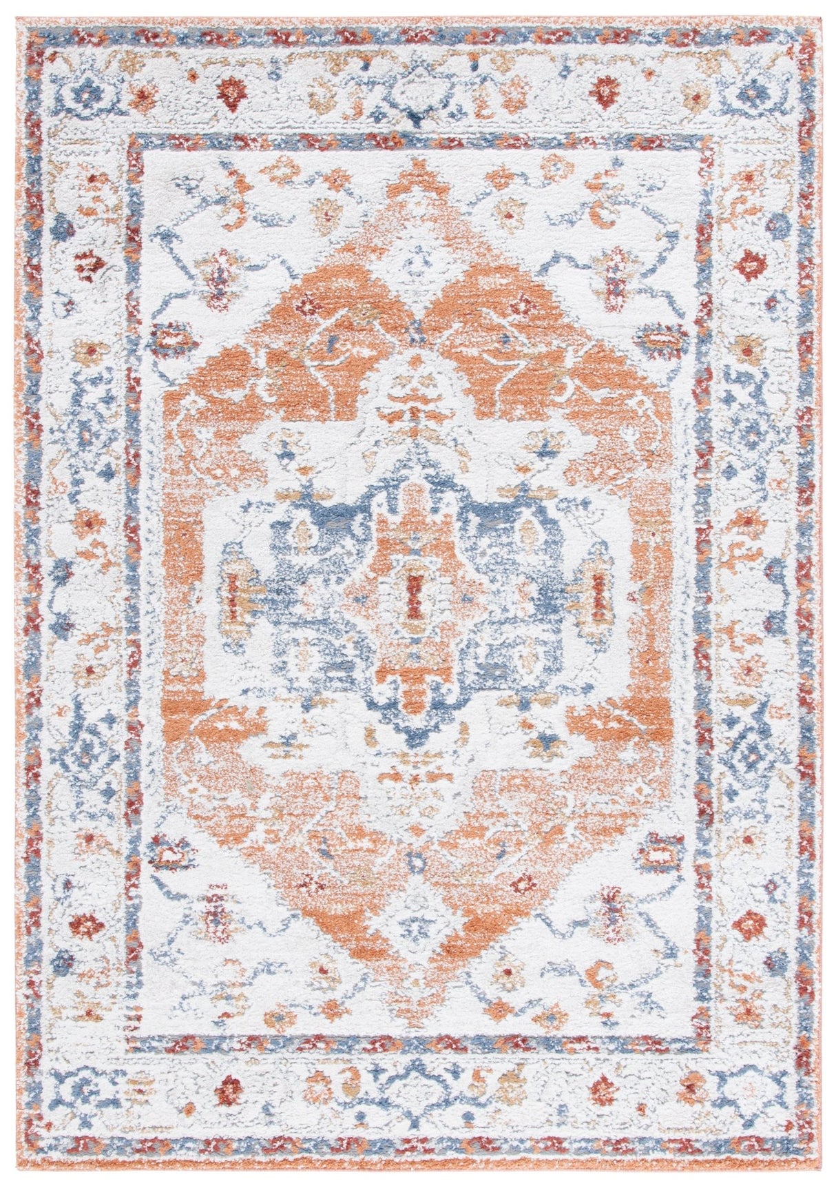Safavieh Luna Lun102A Ivory/Rust Rug - Safavieh - lun102a - 4