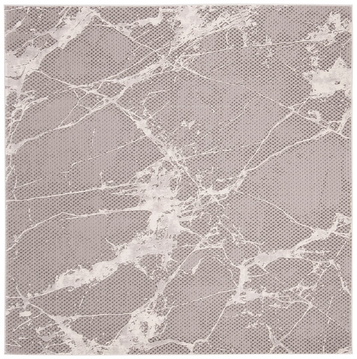 Safavieh Lurex Lur187G Grey / Ivory Rugs - Safavieh - lur187g - 7sq