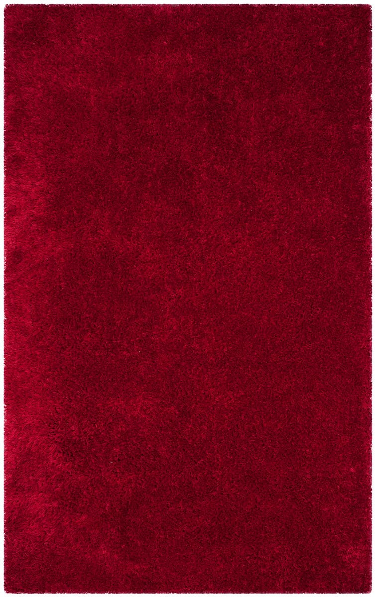Safavieh Luxe Shag Sgx160E Red Rugs - Safavieh - sgx160e - 2