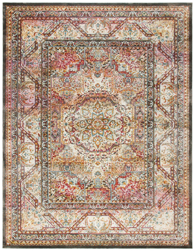 Safavieh Luxor Lux322A Ivory/Fuchsia Rug - Safavieh - lux322a - 7r