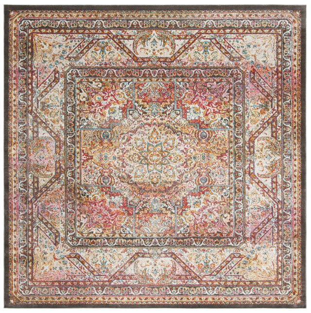 Safavieh Luxor Lux322A Ivory/Fuchsia Rug - Safavieh - lux322a - 7sq