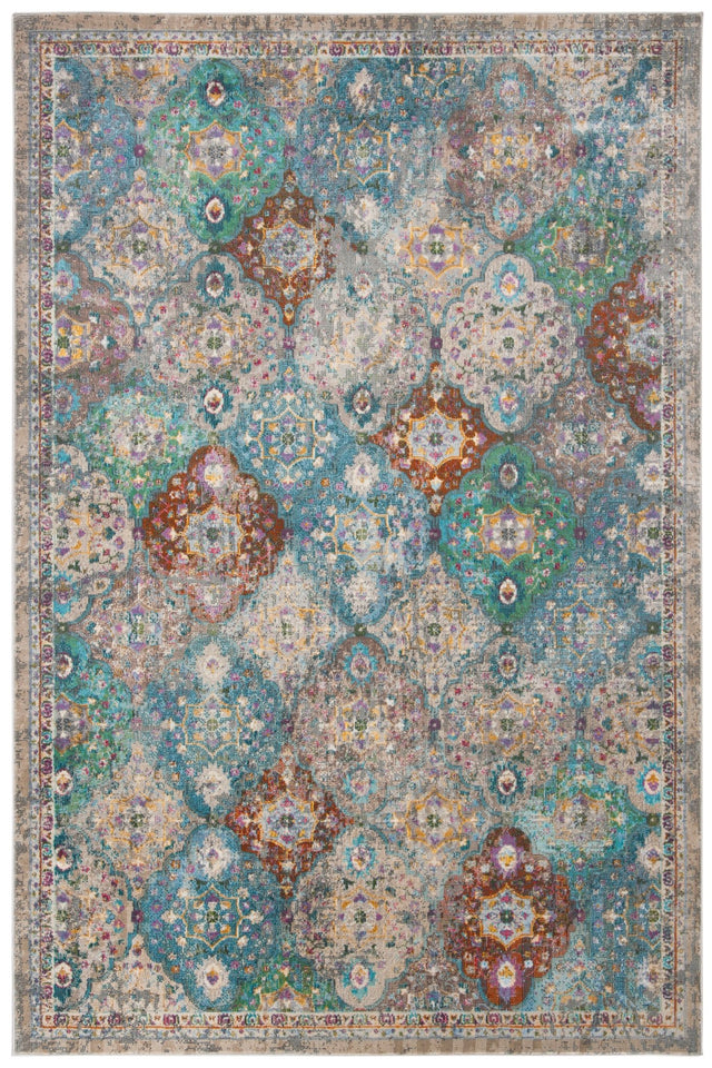 Safavieh Luxor Lux329A Ivory/Turquoise Rug - Safavieh - lux329a - 4