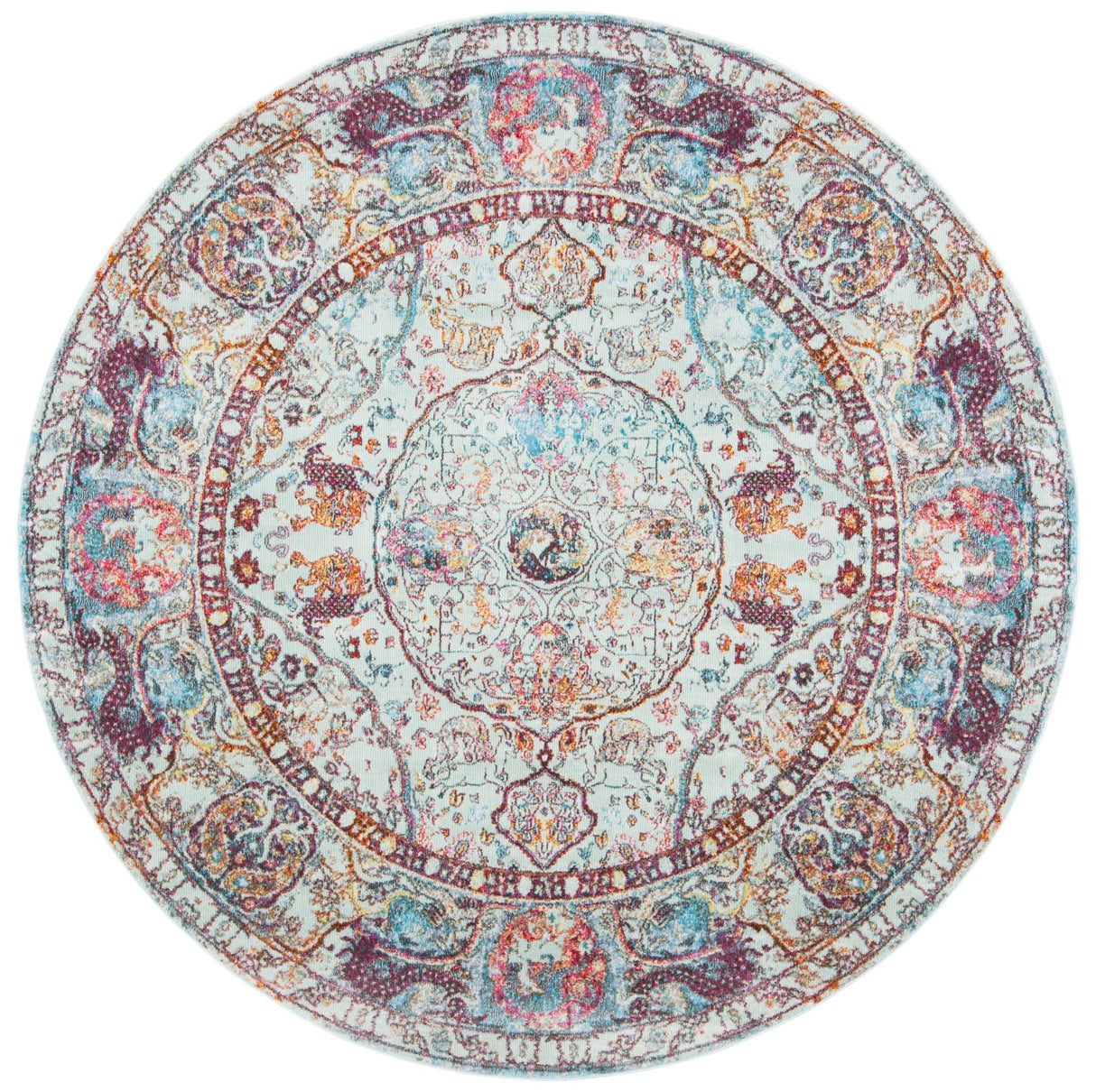 Safavieh Luxor Lux330K Turquoise/Aqua Rug - Safavieh - lux330k - 7r