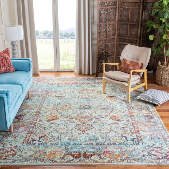 Safavieh Luxor Lux330K Turquoise/Aqua Rug - Safavieh - lux330k - 7r
