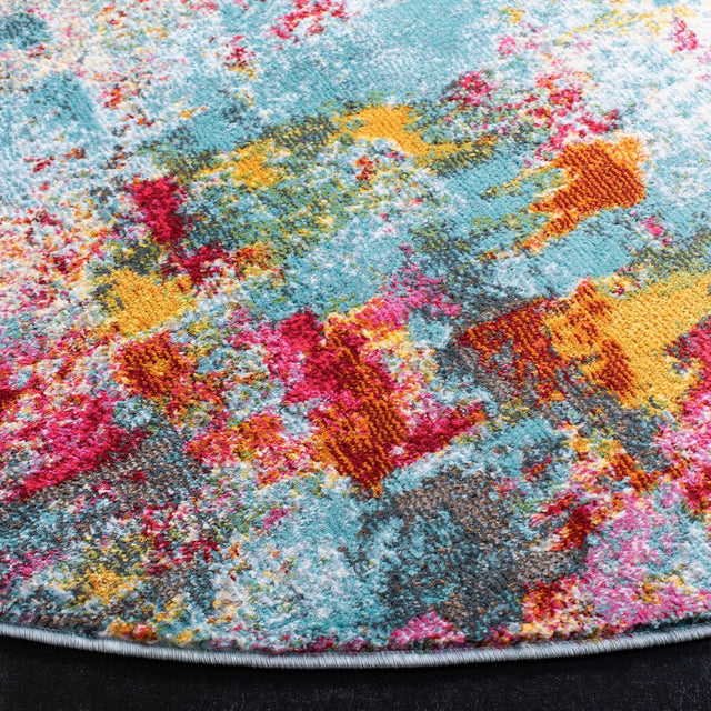Safavieh Luxor Lux332J Aqua/Fuchsia Rug - Safavieh - lux332j - 4