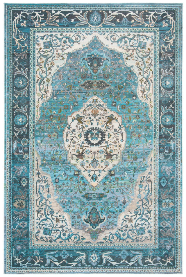 Safavieh Luxor Lux342K Turquoise/Beige Rug - Safavieh - lux342k - 4
