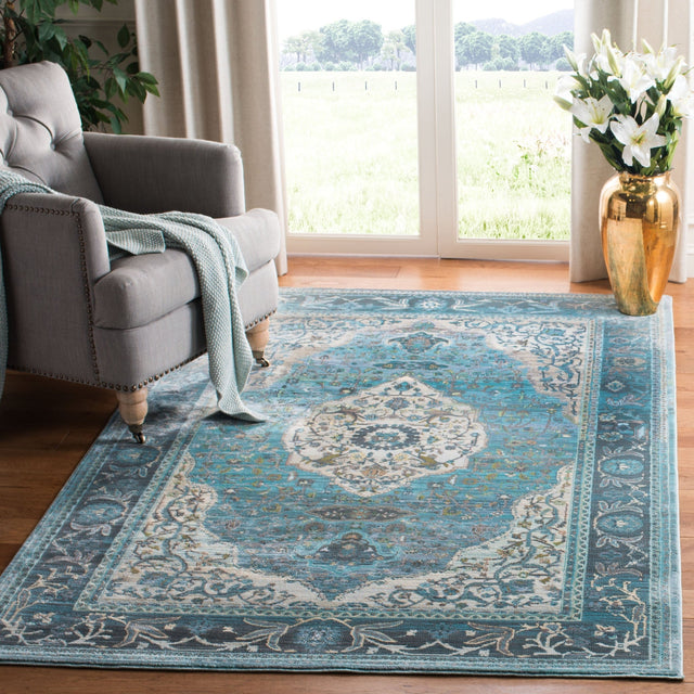 Safavieh Luxor Lux342K Turquoise/Beige Rug - Safavieh - lux342k - 4