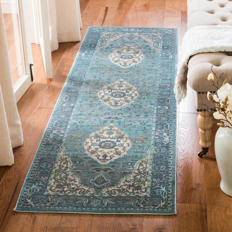 Safavieh Luxor Lux342K Turquoise/Beige Rug - Safavieh - lux342k - 7r