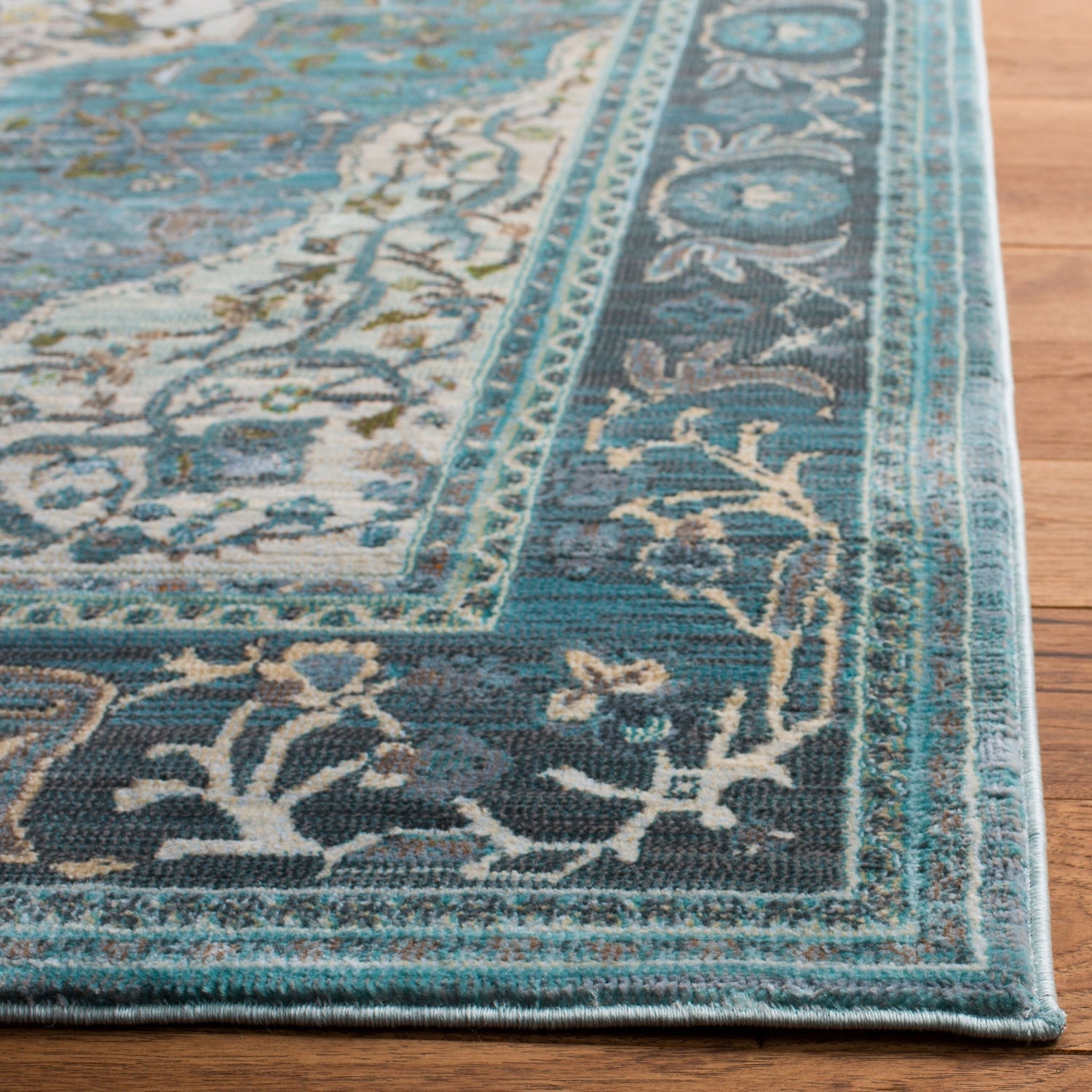 Safavieh Luxor Lux342K Turquoise/Beige Rug - Safavieh - lux342k - 7r