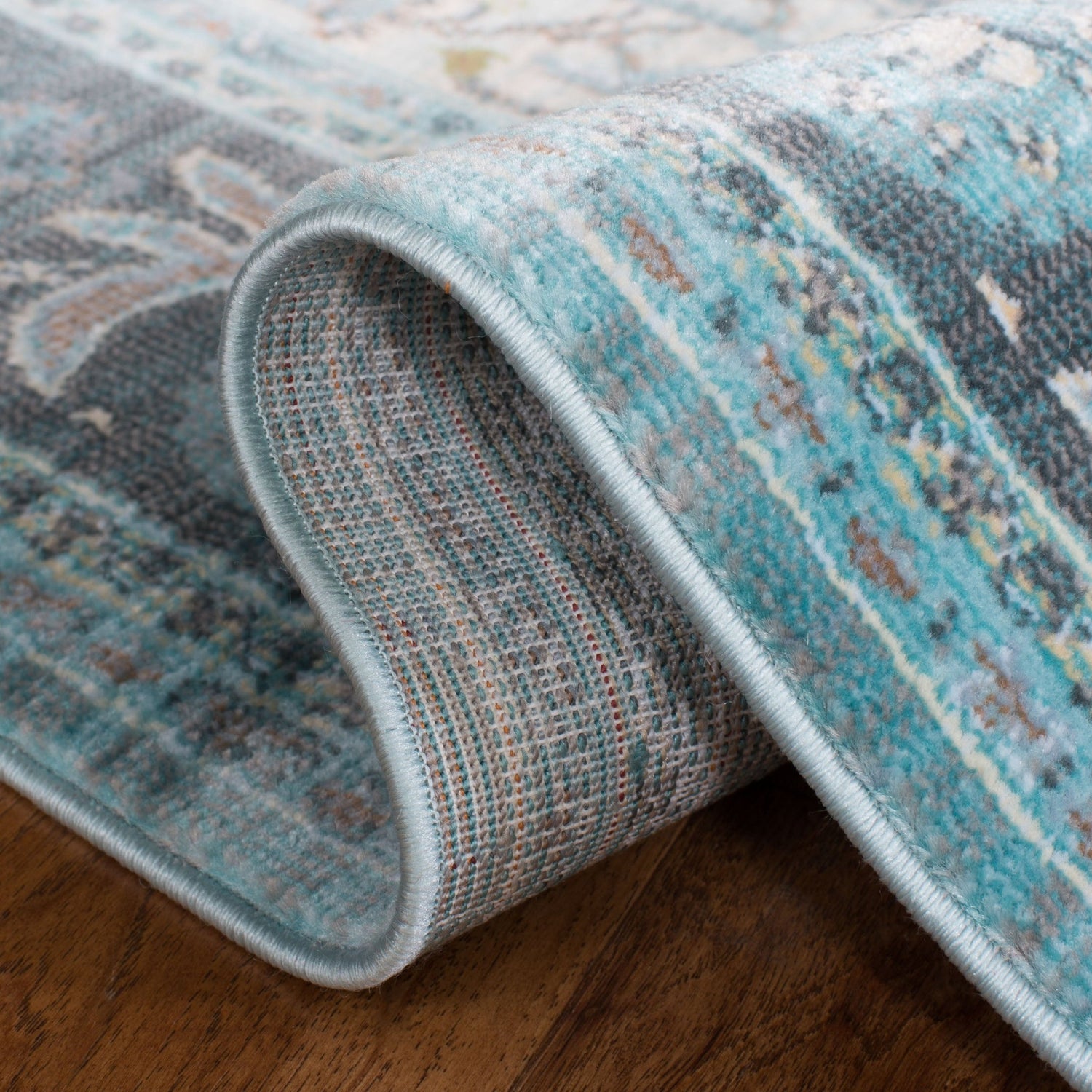 Safavieh Luxor Lux342K Turquoise/Beige Rug - Safavieh - lux342k - 7r