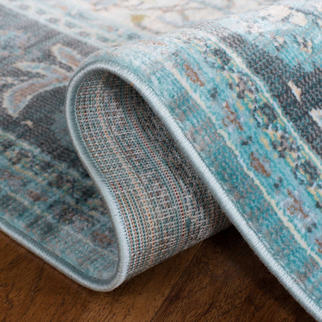 Safavieh Luxor Lux342K Turquoise/Beige Rug - Safavieh - lux342k - 7r