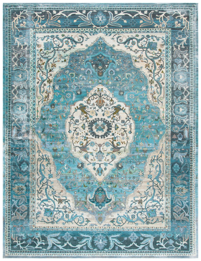 Safavieh Luxor Lux342K Turquoise/Beige Rug - Safavieh - lux342k - 7r