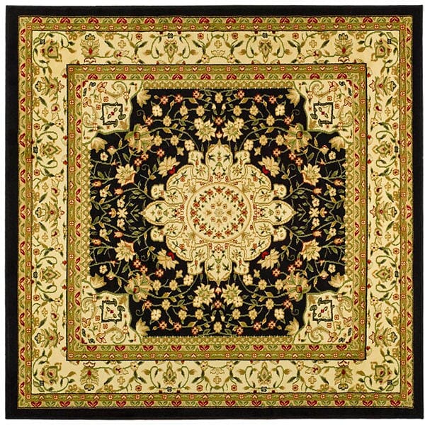 Safavieh Lyndhurst lnh213a Black / Creme Rugs - Safavieh - lnh213a - 6sq