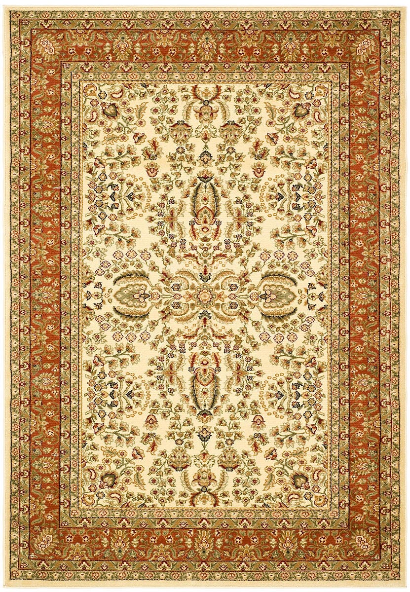 Safavieh Lyndhurst lnh214r Ivory / Rust Rugs - Safavieh - lnh214r - 3