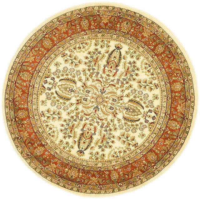 Safavieh Lyndhurst lnh214r Ivory / Rust Rugs - Safavieh - lnh214r - 5r