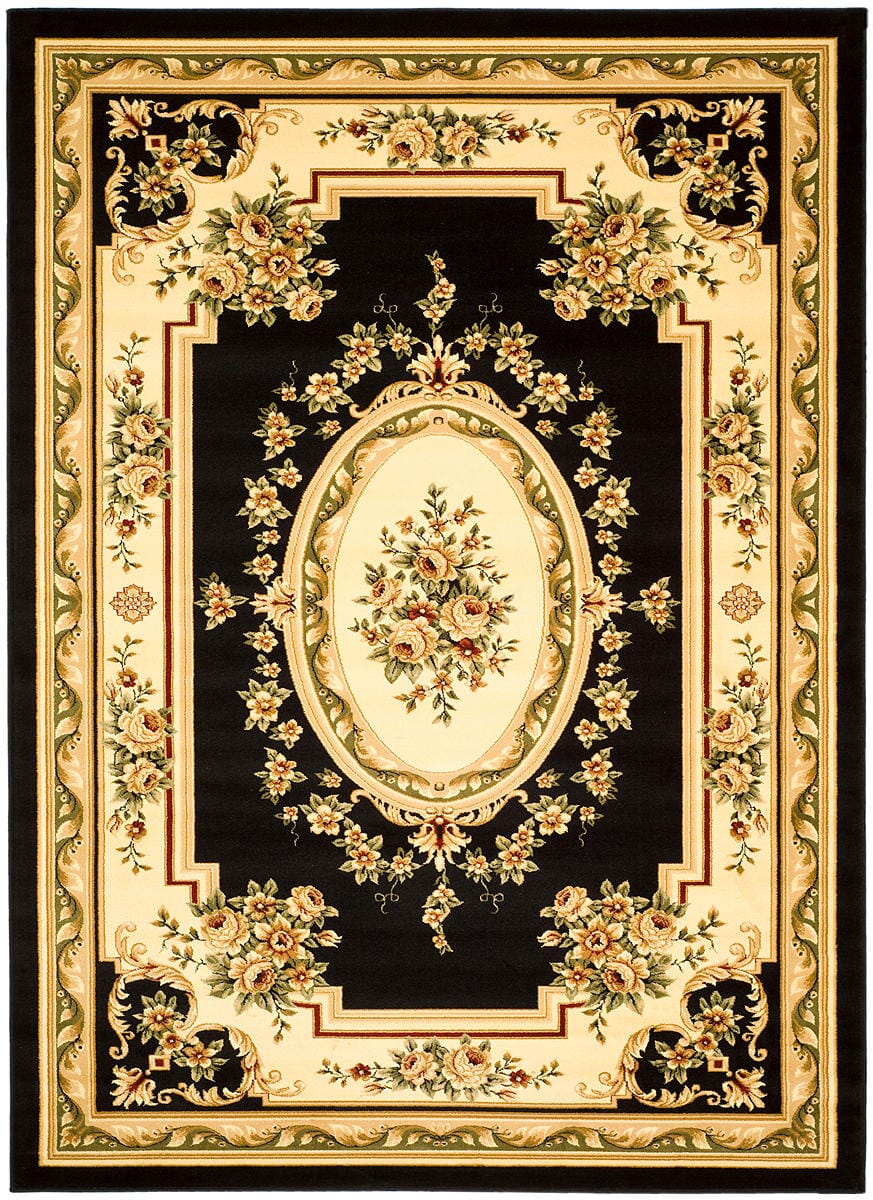 Safavieh Lyndhurst lnh218a Black / Ivory Rugs - Safavieh - lnh218a - 5r