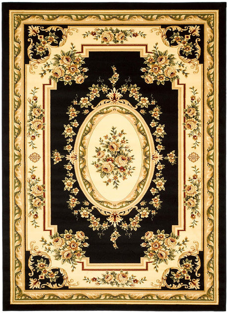 Safavieh Lyndhurst lnh218a Black / Ivory Rugs - Safavieh - lnh218a - 5r
