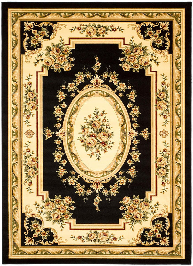 Safavieh Lyndhurst lnh218a Black / Ivory Rugs - Safavieh - lnh218a - 5r