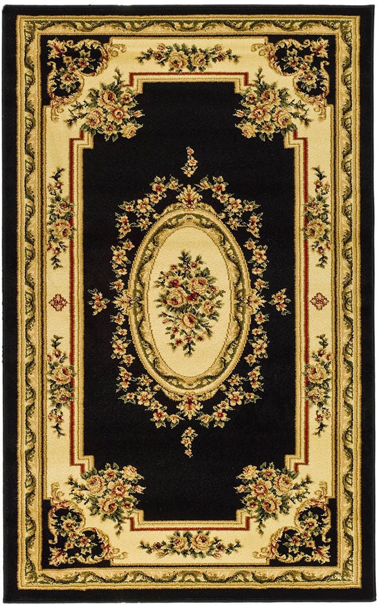 Safavieh Lyndhurst lnh218a Black / Ivory Rugs - Safavieh - lnh218a - 5r