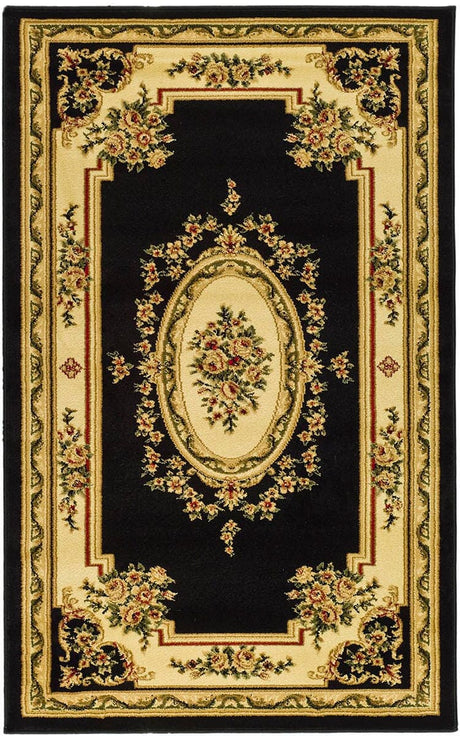 Safavieh Lyndhurst lnh218a Black / Ivory Rugs - Safavieh - lnh218a - 5r