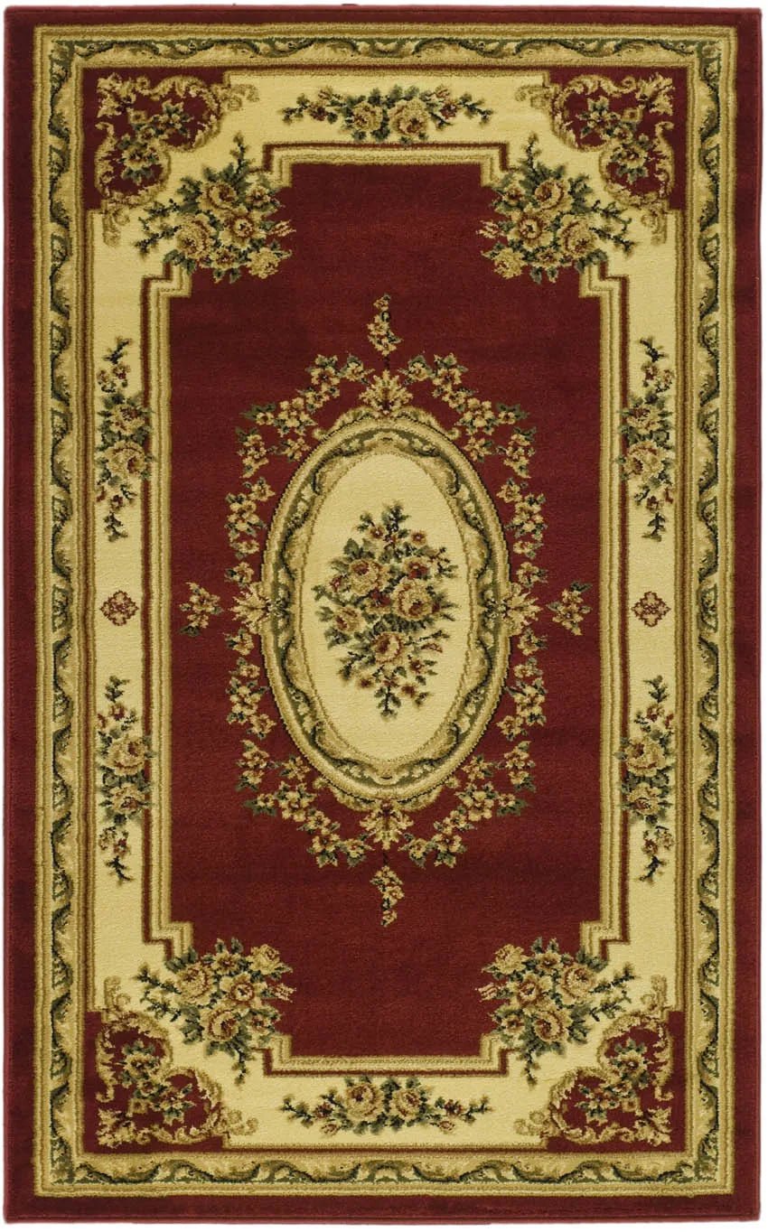Safavieh Lyndhurst 3'-3" x 5'-3" Rug in Red / Ivory