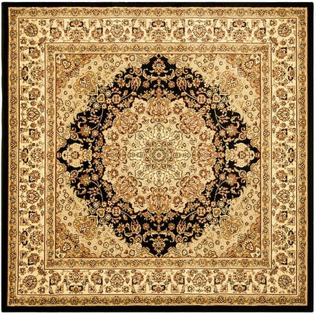 Safavieh Lyndhurst lnh222a Black / Ivory Rugs - Safavieh - lnh222a - 8sq